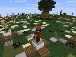 'Butterland', a bright, grassy arena that seldom gets picked when players vote on a map. Screenshot by Saeed Afzal