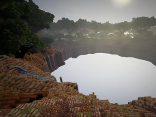 The 'ring' portion of Icarus, designed by Brent, before being combined with Tom's citadel. Screenshot by Brent Calvelage